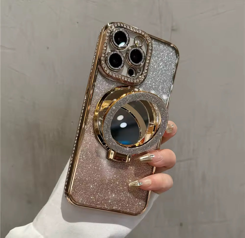 MagSafe mirror case with stand