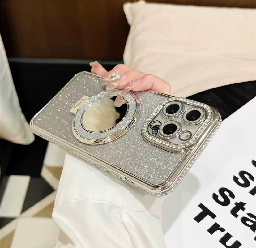 MagSafe mirror case with stand