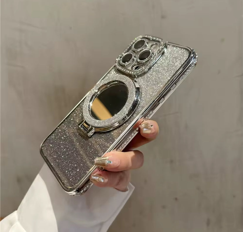 MagSafe mirror case with stand