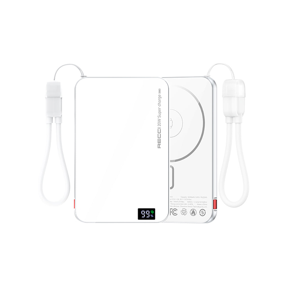 Recci 5000mAh MagSafe Wireless Power Bank RPB-W41