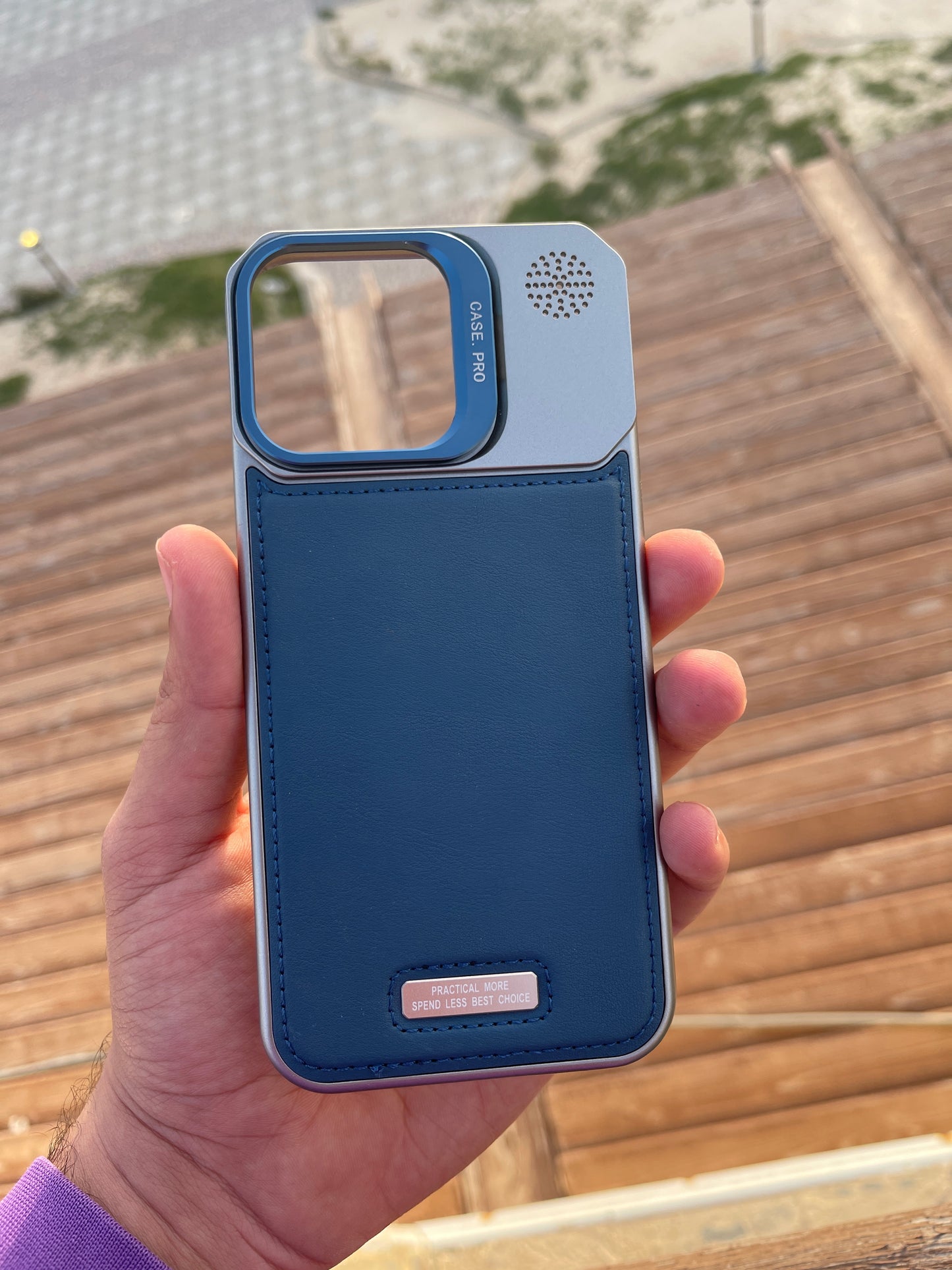 Leather stand case
