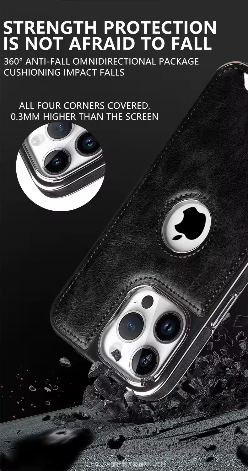 Leather apple case