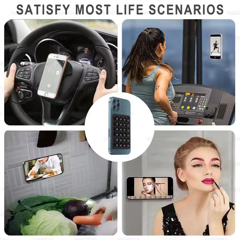 Sticky phone holder