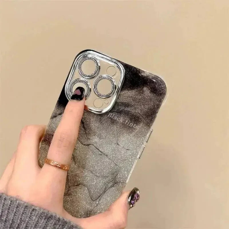 Galaxy glittery with camera lenses Cover Shop