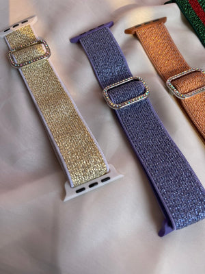 Glitter fabric watch strap - Cover Shop