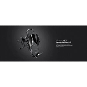 RECCI Wireless Charging Car Holder 15W Fast Charger With Auto-Clamp Cover Shop
