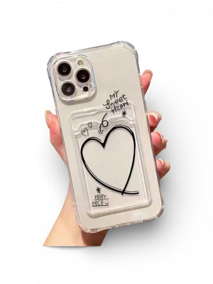 Transparent wallet case with hanger - Cover Shop