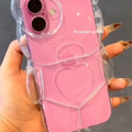 3D Teddy Bear Clear iPhone Case