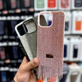 Luxury Silver Crystal Fringe iPhone Case