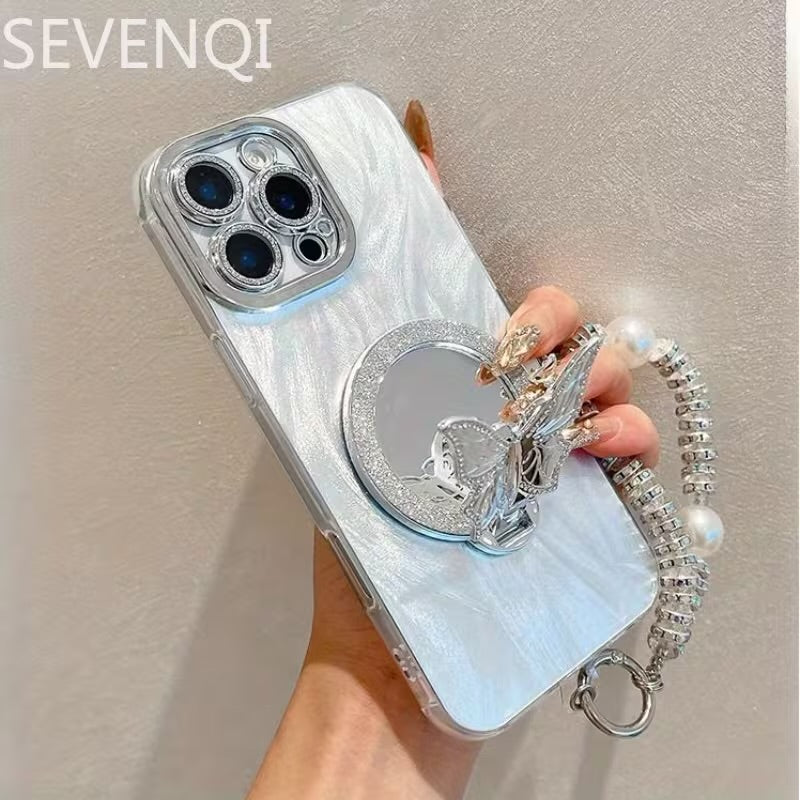 Butterfly mirror case