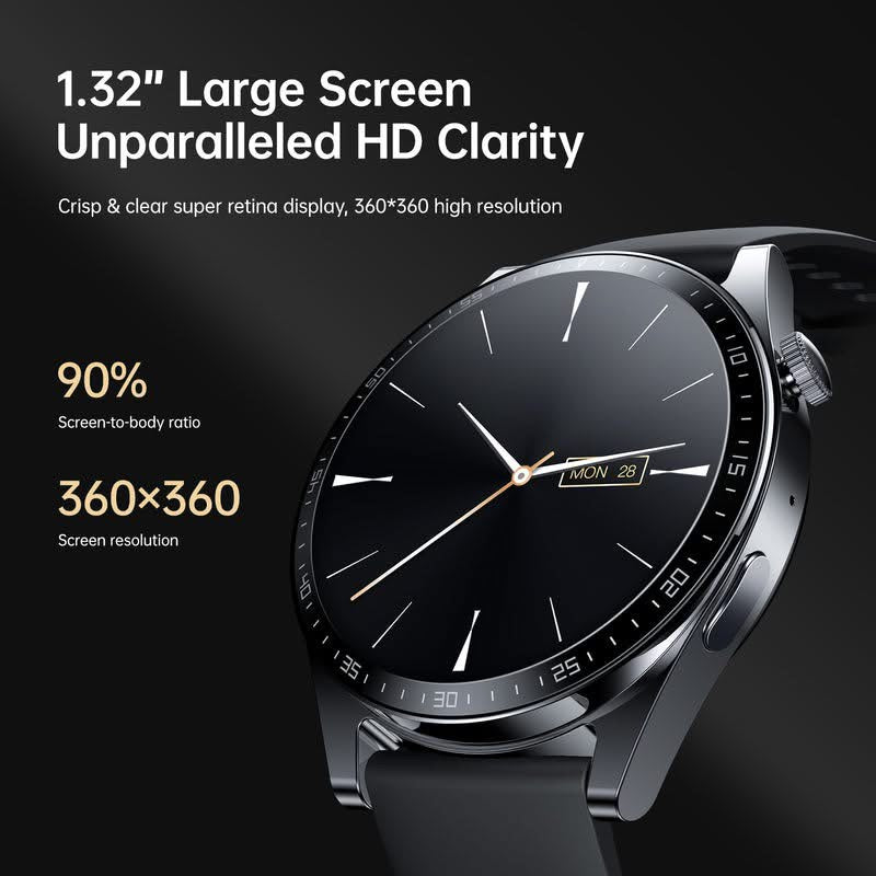 Joyroom JR-FC2 Classic Series Smartwatch – Make & Answer Calls (1-Year warranty)