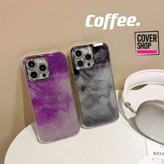 Galaxy glittery with camera lenses