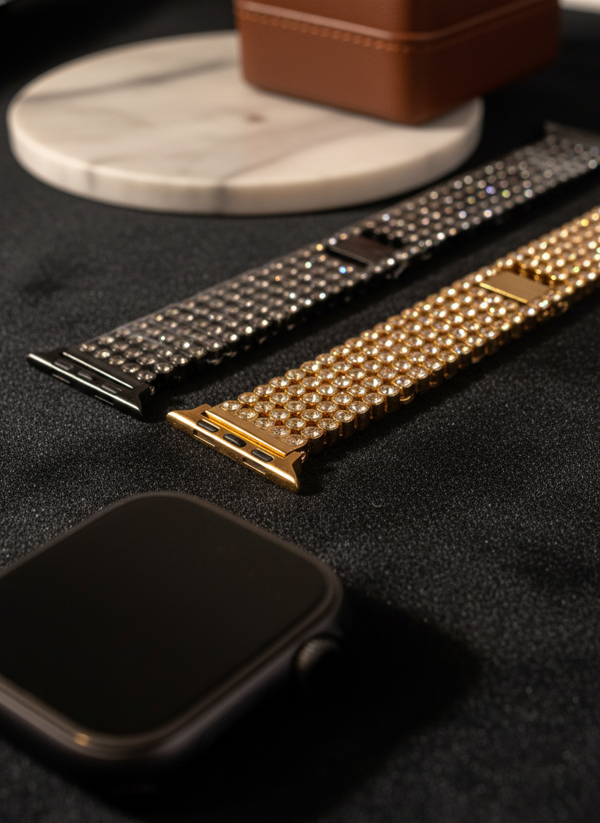Metal luxury apple watches straps