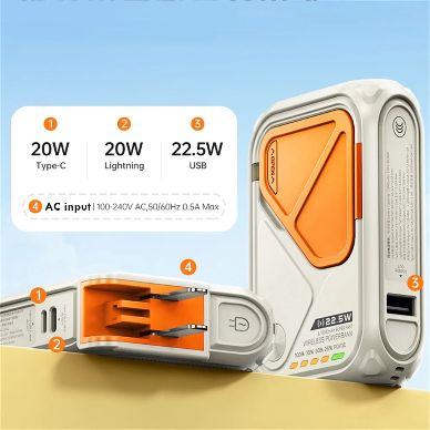RECCI Voyage Series 5 In 1 Fast Charging PowerBank 10000mAh + 1year warranty