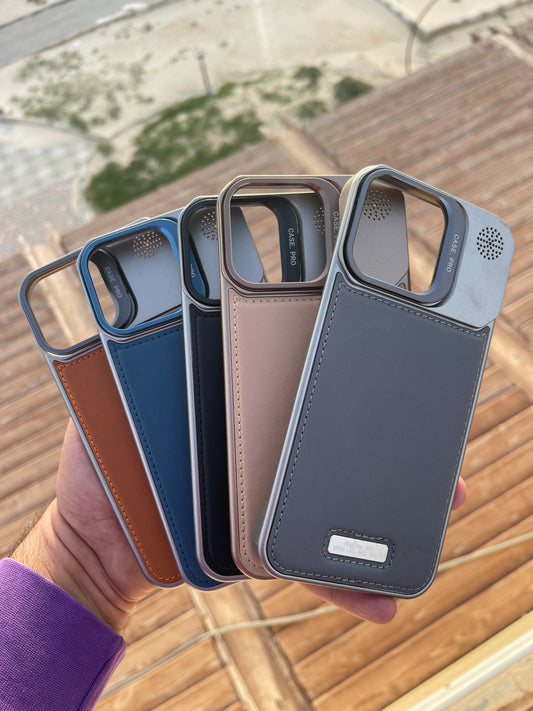Leather stand case