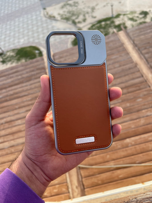 Leather stand case