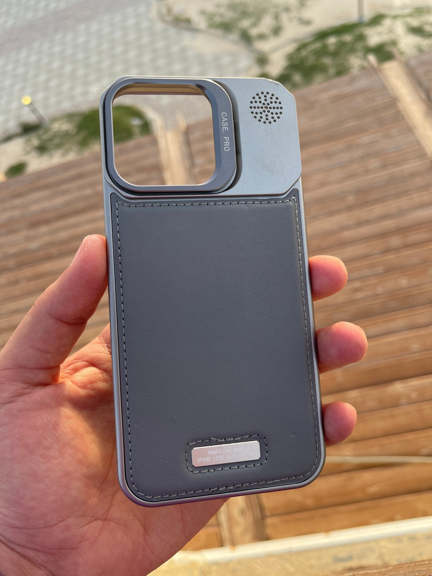 Leather stand case