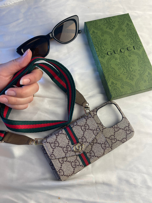 Brand case with long chain