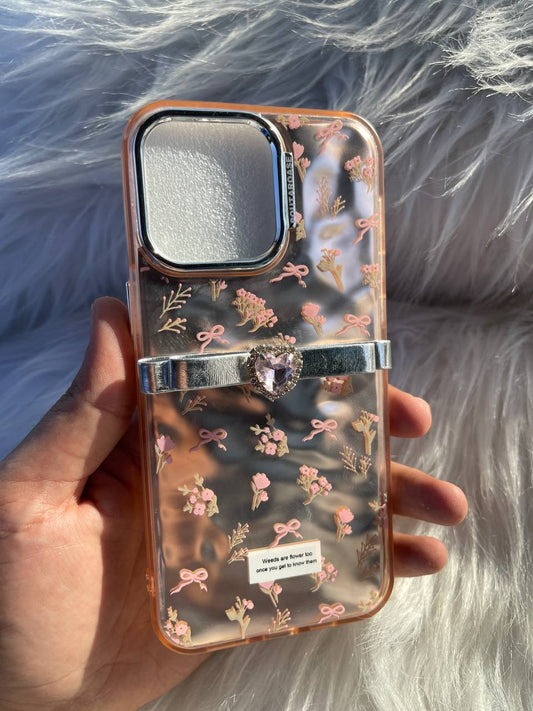 Heart case with reflection for iPhone