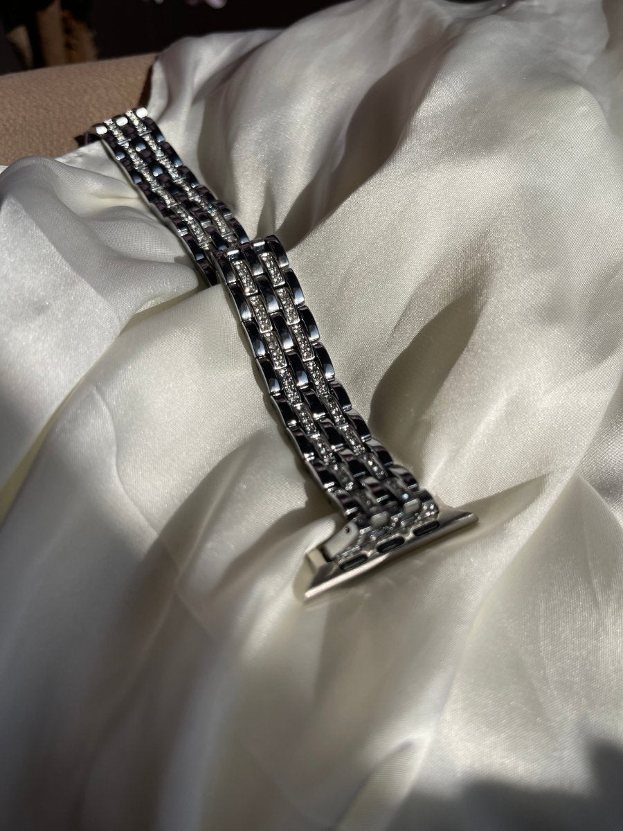 Crystal link watch strap 42 - 49 - Cover Shop