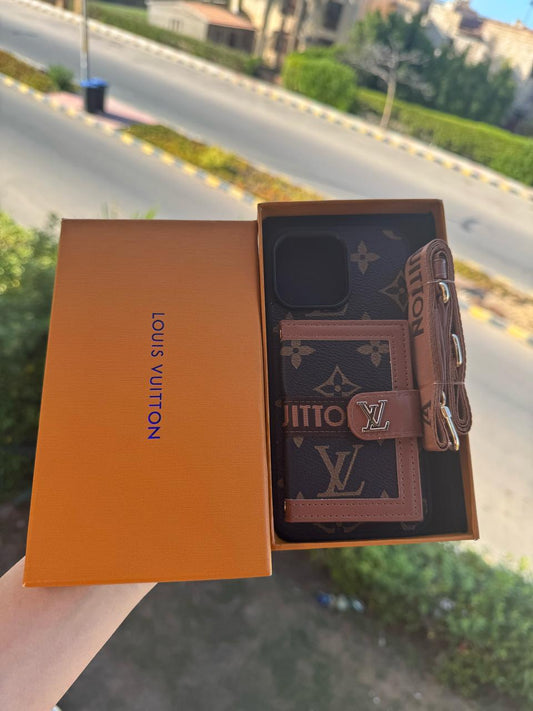 Brand case with long chain