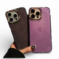 Transparent glittery case - Cover Shop